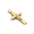 Krzyż złoty z panem jezusem 14kr