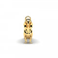 Wisiorek złoty pies jamnik dachshund grawer 14kr