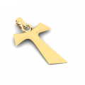 Krzyż złoty tau franciszkański 25mm grawer