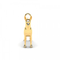 Wisiorek złoty pies pinczer grawer