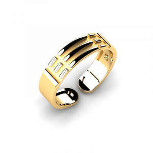 Sygnet złoty pierścień atlantów damski 5mm