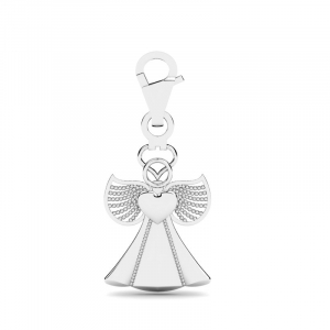 14 karat white gold openwork angel pendant (1) (1)
