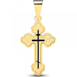 Krzyż złoty protestancki z pełnego złota 14kr