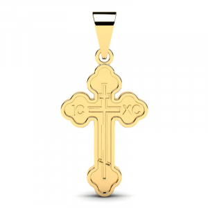 Krzyż złoty protestancki z pełnego złota