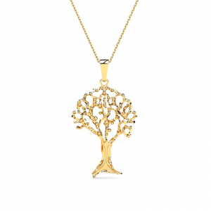 Naszyjnik złoty drzewko szczęścia