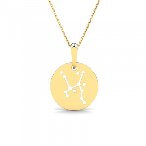 Naszyjnik złoty znak zodiaku Strzelec sagittarius 