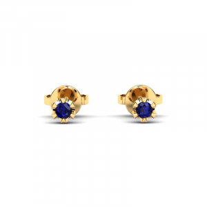 Gold push-on earrings with zirconias gift (1) (1) (1)