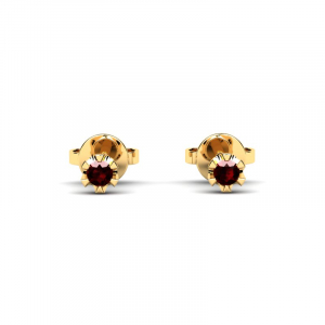 Gold push-on earrings with zirconias gift (1) (1) (1)