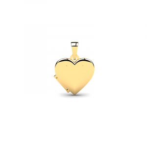 Wisiorek złoty serce sekretnik 15mm zdjęcia grawer
