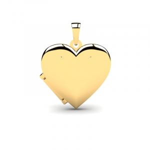 Wisiorek złoty serce sekretnik 25mm zdjęcia grawer