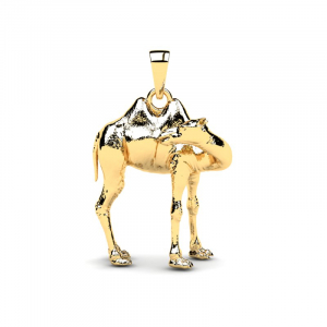 14 karat gold camel pendant lowest prices