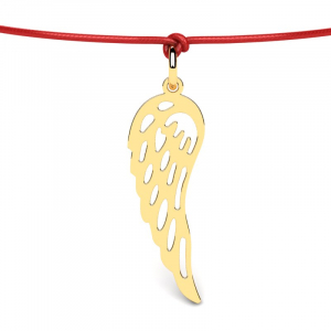 Wonderful 8kt gold angel's wings earrings (1) (1)
