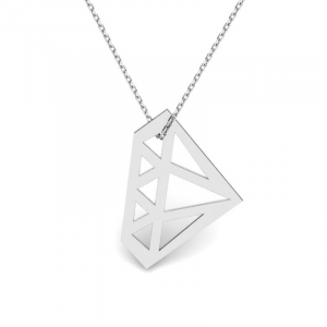 Gold diamond necklace we diamond you (1)