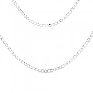 Yellow gold curb chain in 14k width 2mm (1)