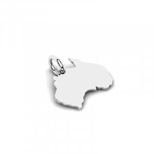 Wisiorek srebrny mapa Australii grawer