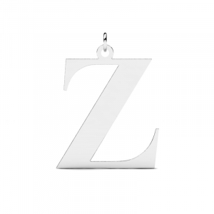 Wisiorek srebrny duża litera Z mono grawer
