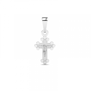 White gold cross with lord jesus producer (1)