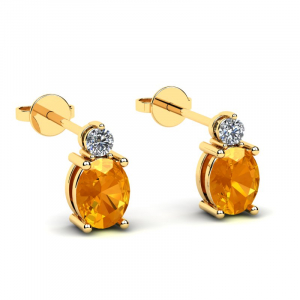 White gold diamond and tanzanite stud earrings (1) (1) (1) (1)
