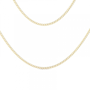 Yellow gold curb chain in 14k (1) (1) (1)