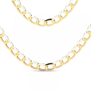 14k yellow gold curb chain width 4,2mm (1)