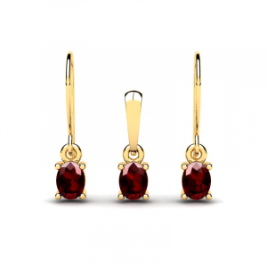 Gold kidney hook earrings with sapphire 1,00ct (1) (1) (1) (1) (1) (1) (1) (1) (1)