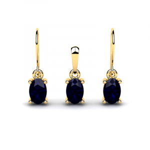 Gold kidney hook earrings with sapphire 1,00ct (1) (1) (1) (1) (1) (1) (1) (1) (1) (1) (1) (1)