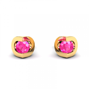 Exclusive gold earrings with diamonds 0,50ct (1) (1)