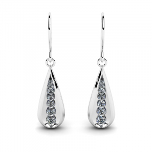 Modern white gold diamond earrings 0,33ct (1) (1)