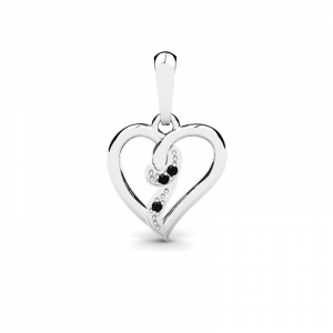 Gold heart i love you pendant with diamonds  (1) (1)