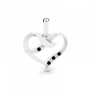 Gold heart necklace with 0.025ct diamonds (1) (1) (1) (1)