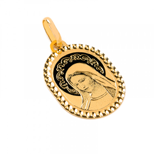 Medalik złoty z Matką Boską grawer wysyłka 
