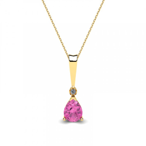 Gold necklace with amethysts and diamonds (1) (1) (1) (1) (1) (1)