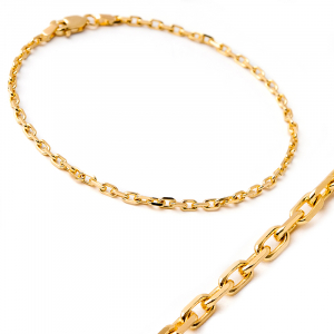 Yellow gold anchor bracelet  (1) (1)
