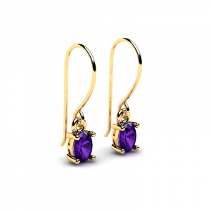 Sapphire yellow gold earrings sophisticated (1)