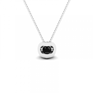 Genuine round diamond necklace 0,15ct (1) (1)